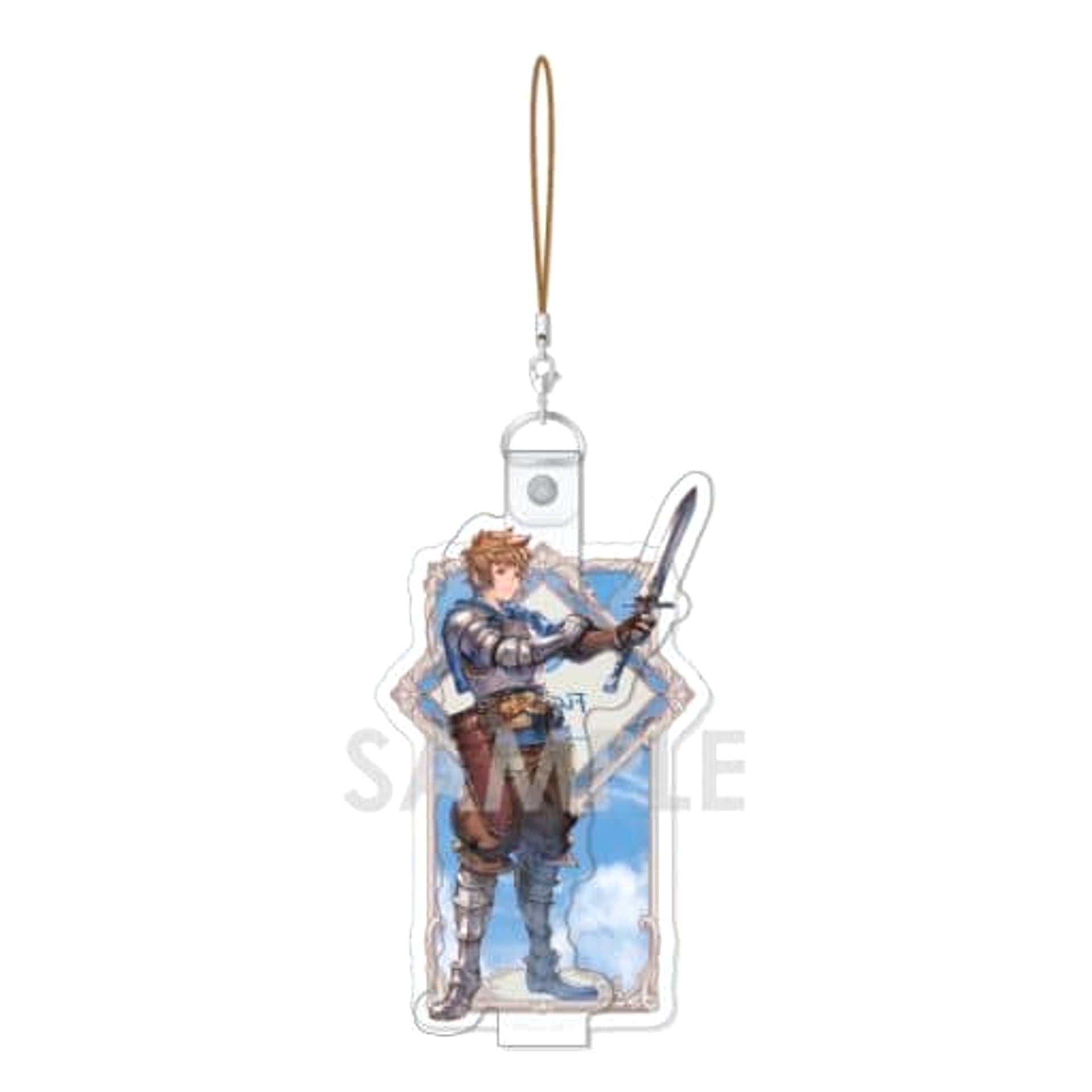 Granblue Fantasy Fighter Character Vinyl Strap Job Collection Protagonist Male BOX Vol.1 Keychains [USED]