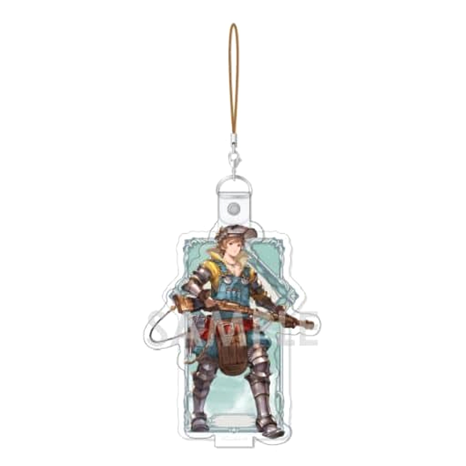 Granblue Fantasy Mechanic Character Vinyl Strap Job Collection Protagonist Male BOX Vol.1 Keychains [USED]