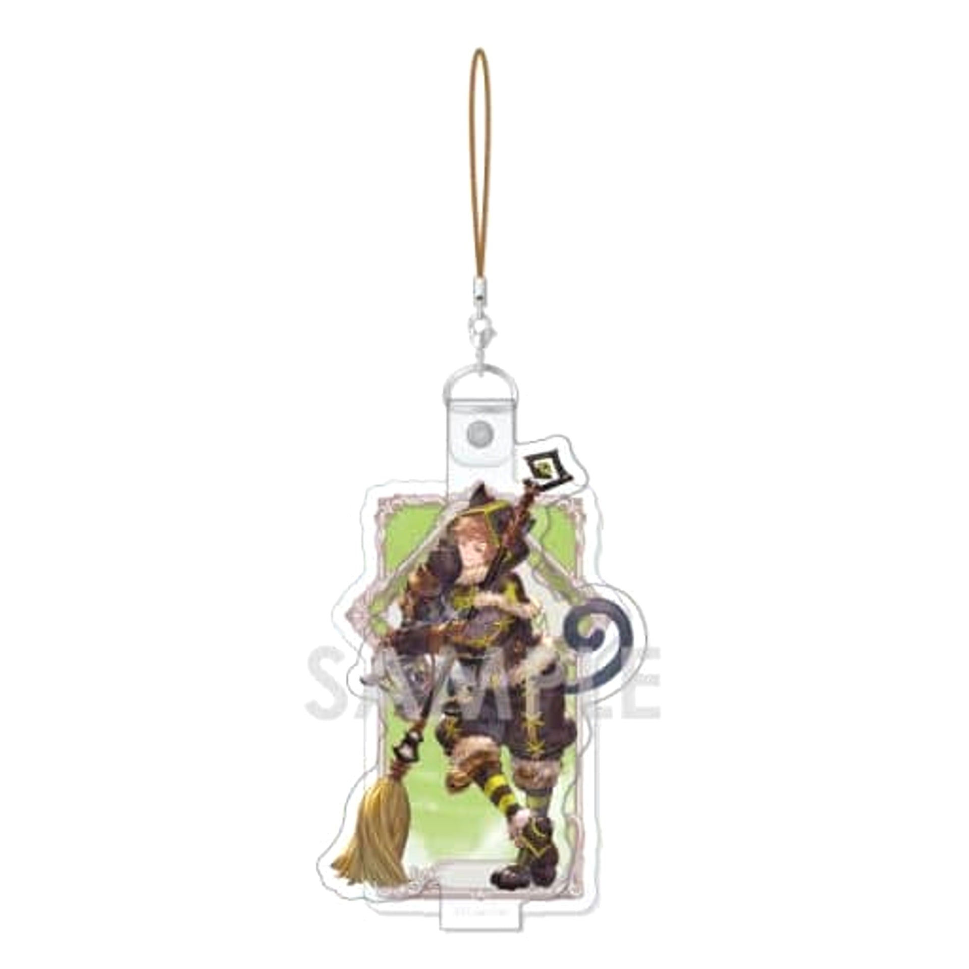Granblue Fantasy Nekomancer Character Vinyl Strap Job Collection Protagonist Male BOX Vol.1 Keychains [USED]
