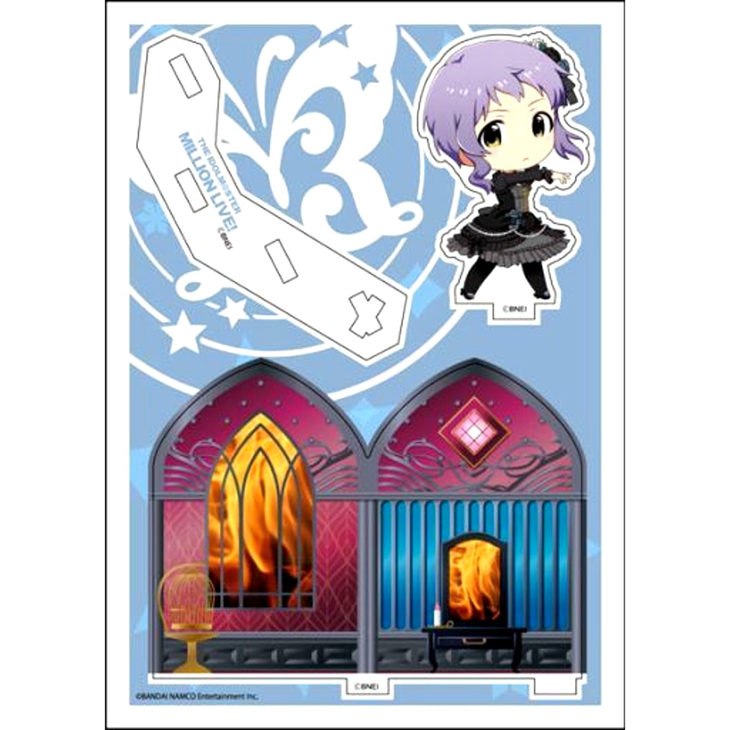 Mizuki Makabe Idolmaster Million Live! Chrono-Lexica Acrylic Character Plate Puchi U [USED]