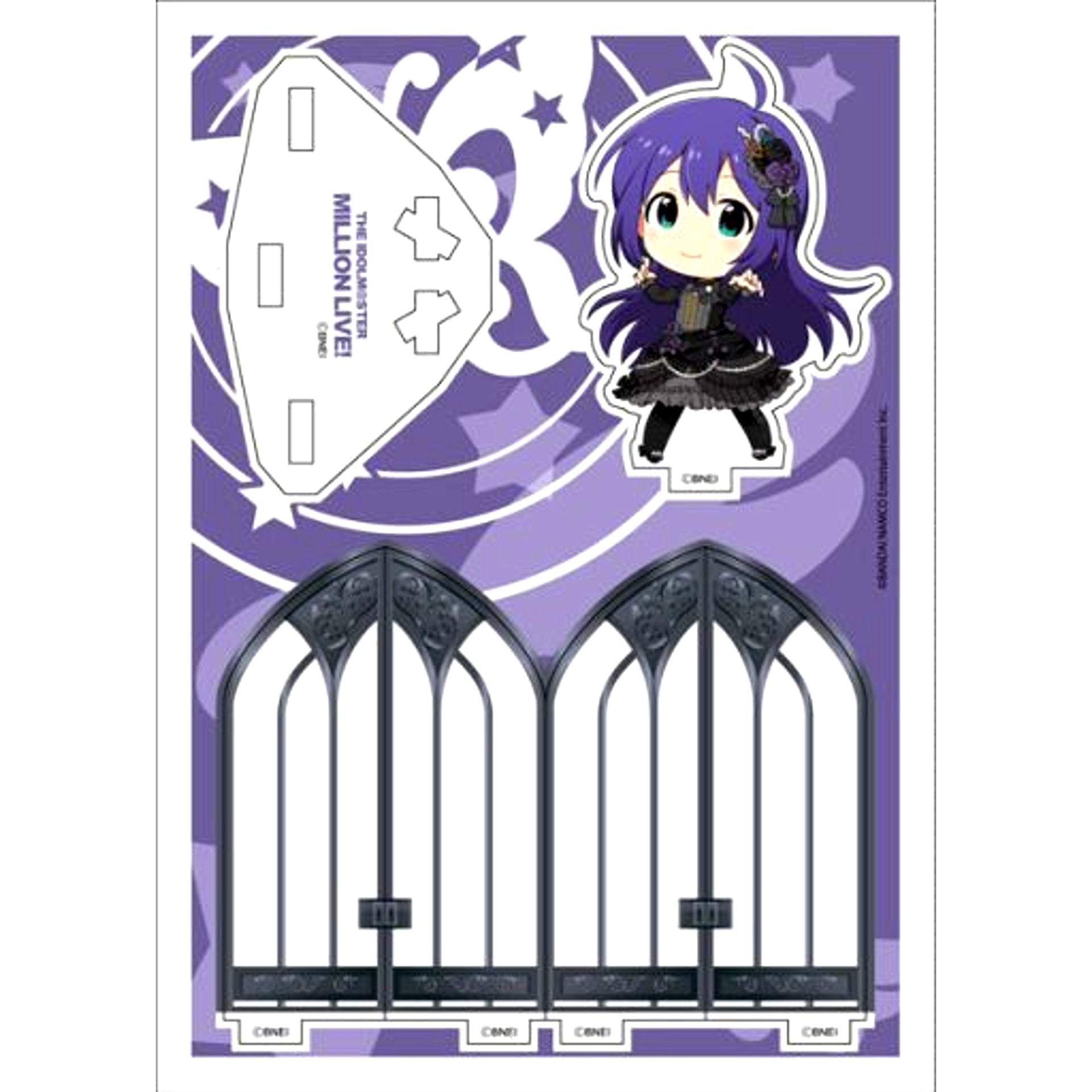 Anna Mochizuki THE IDOLM@STER MILLION LIVE! Acrylic Character Plate Petit U Chrono-Lexica [USED]