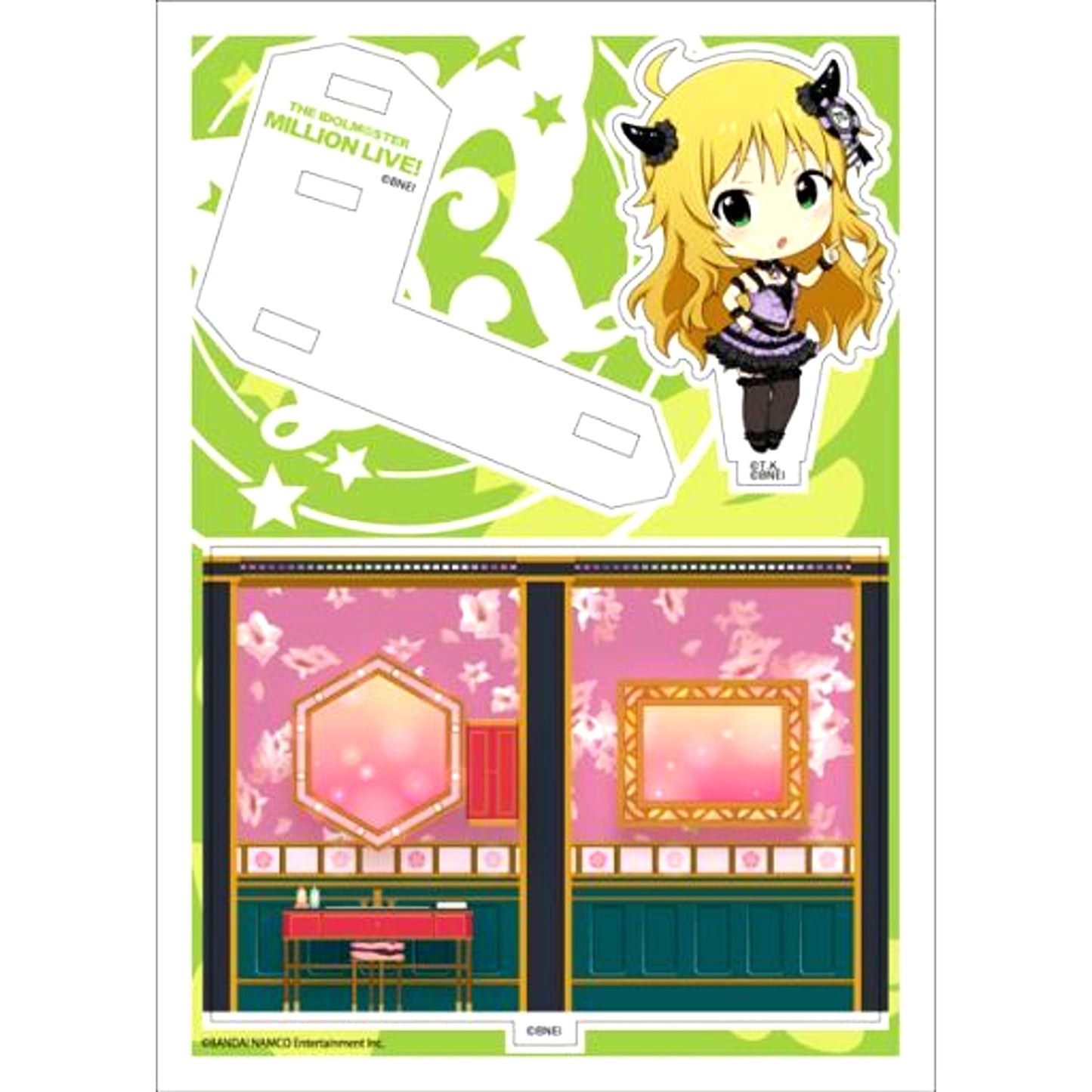 Miki Hoshii THE IDOLM@STER MILLION LIVE! Acrylic Character Plate Petit U Xs [USED]