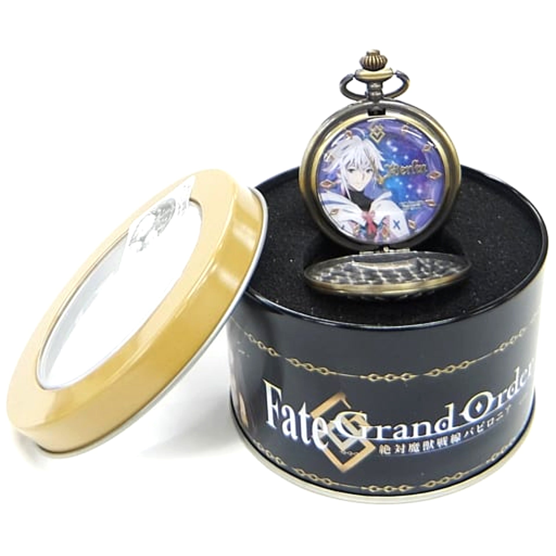 Fate/Grand Order Absolute Demonic Front Babylonia Caster Merlin Premium Pocket Watch [USED]