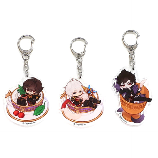 Granblue Fantasy Sandalphon Lucifer Belial Original Acrylic Keychain Set C95 Limited Keychains [USED]