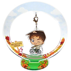 Detective Conan Heiji Hattori Blind Swinging Mini Acrylic Stand Autumn ver. Animate Girls Festival 2019 Goods Acrylic Stands [USED]