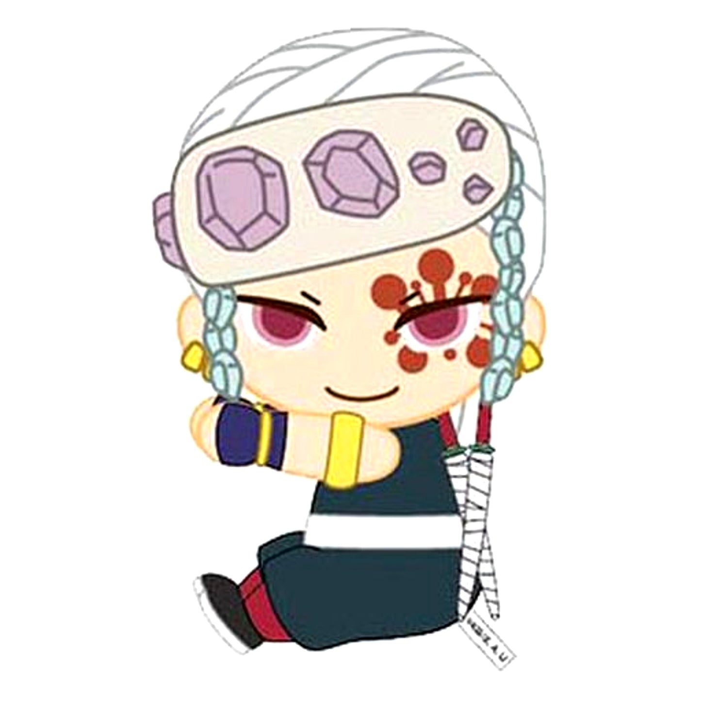 Tengen Uzui Demon Slayer Kimetsu no Yaiba Pitatto Mascot Plush [USED]