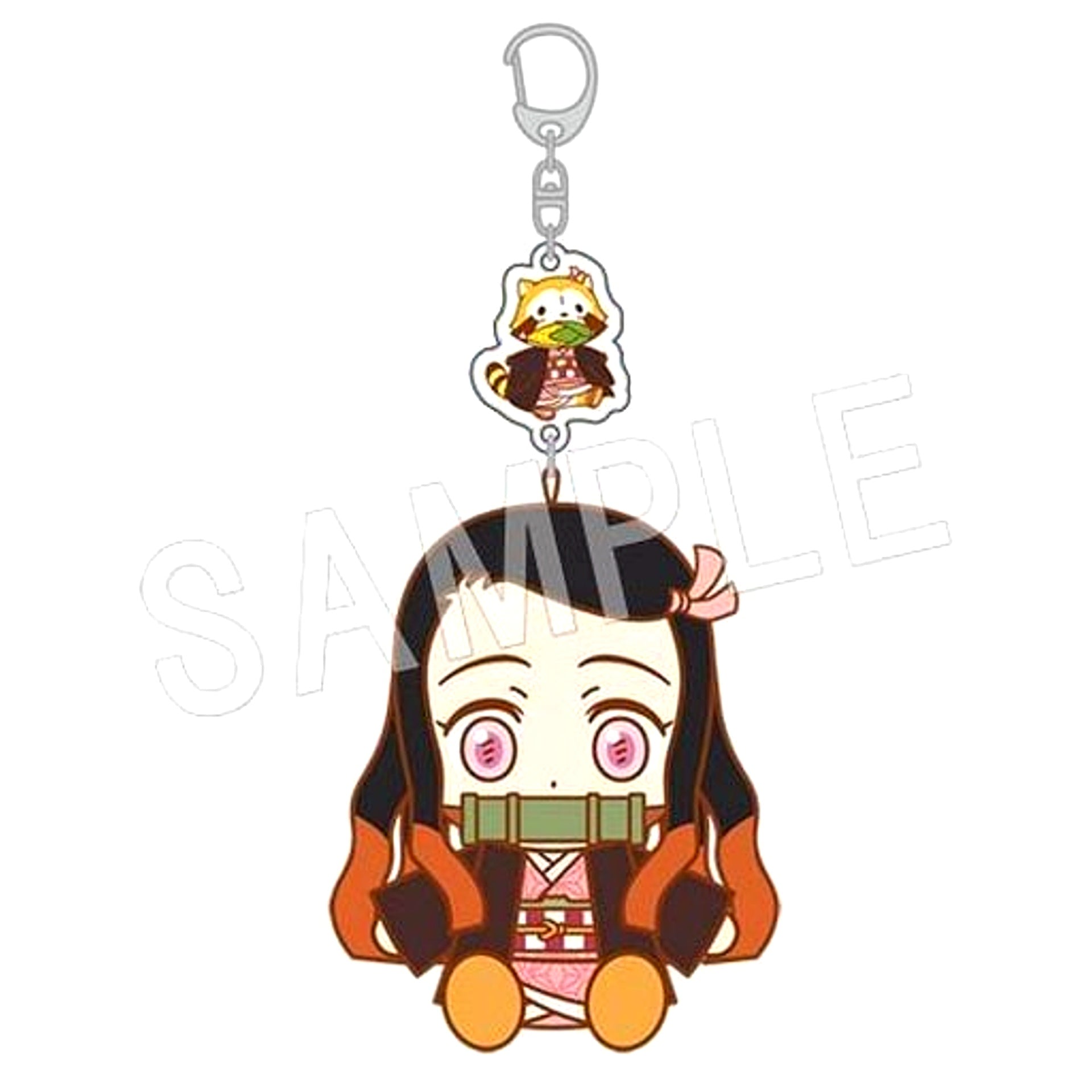 Nezuko Kamado Demon Slayer Kimetsu no Yaiba x Rascal Plush Strap [USED]