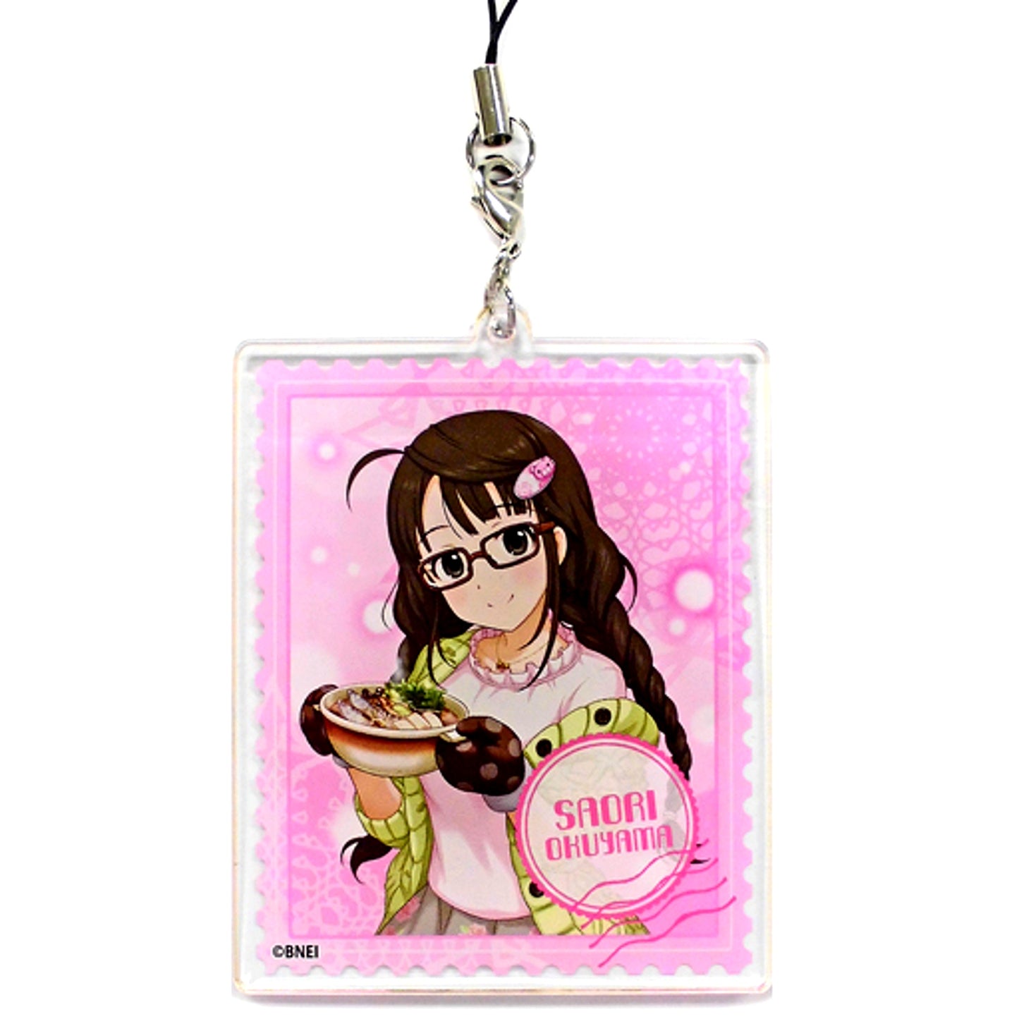 Saori Okuyama The Idolm@ster Cinderella Girls Trading Acrylic Strap Vol.3 A Tokyu Hands Ltd [USED]
