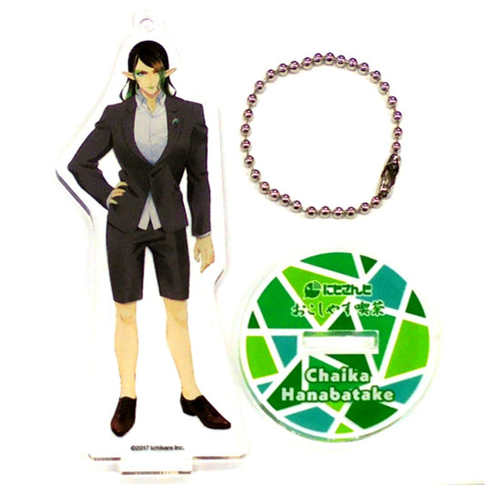 Hanabatake Chaika Virtual YouTuber Nijisanji Original Acrylic Stand NIJISANJI Okoshiyasu Cafe [USED]