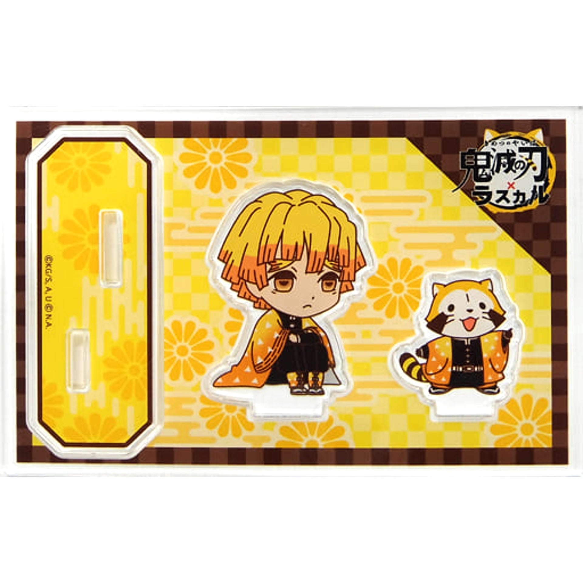 Demon Slayer: Kimetsu no Yaiba x Araiguma Rascal Zenitsu Agatsuma Acrylic Stand Acrylic Stands [USED]