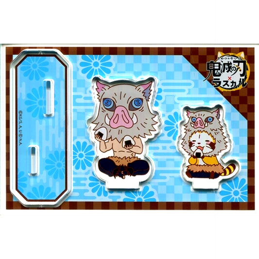 Inosuke Hashibira Demon Slayer x Rascal the Raccoon Acrylic Stand [USED]