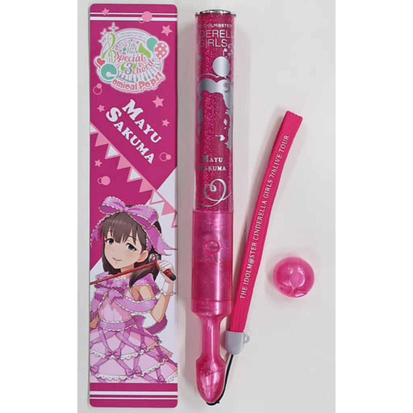 THE IDOLM@STER Cinderella Girls Mayu Sakuma Official Concert Light 7thLIVE TOUR Comical Pops! Ver. [USED]