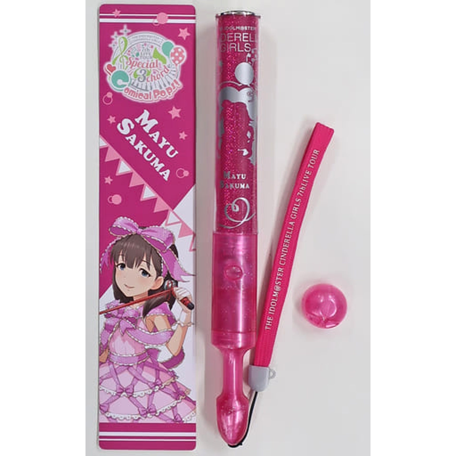 THE IDOLM@STER Cinderella Girls Mayu Sakuma Official Concert Light 7thLIVE TOUR Comical Pops! Ver. [USED]
