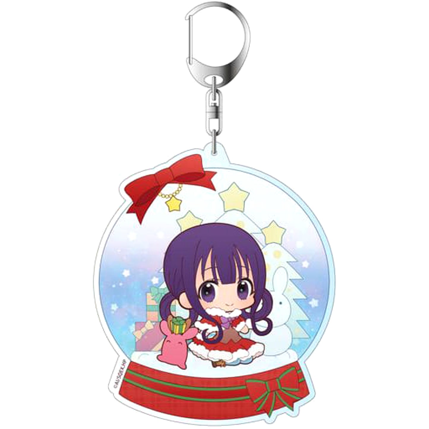 Toilet Bound Hanako kun Aoi Akane Puni Chara Deka Keychain Snow Globe Ver. Keychains [USED]