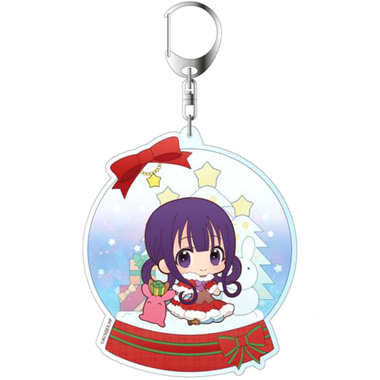 Toilet Bound Hanako kun Aoi Akane Puni Chara Deka Keychain Snow Globe Ver. Keychains [USED]