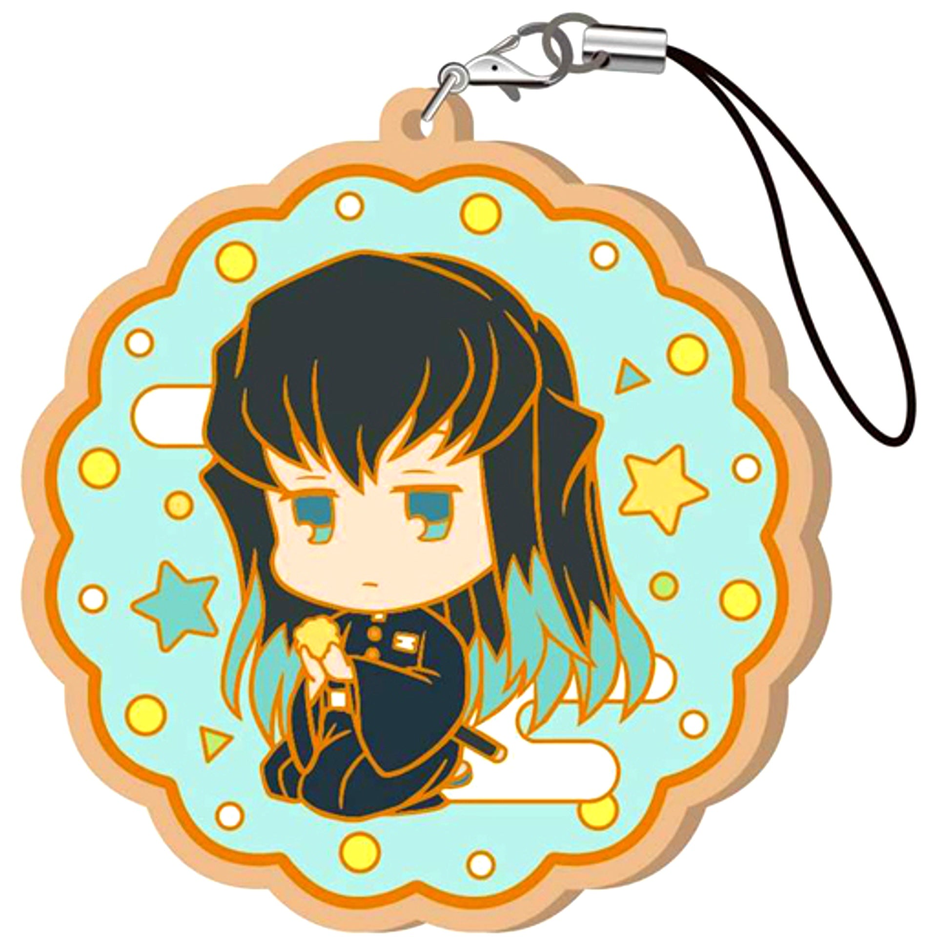 Muichiro Tokito Demon Slayer Kimetsu no Yaiba Toji-Colle Cookie Rubber Strap Vol.3 A [USED]