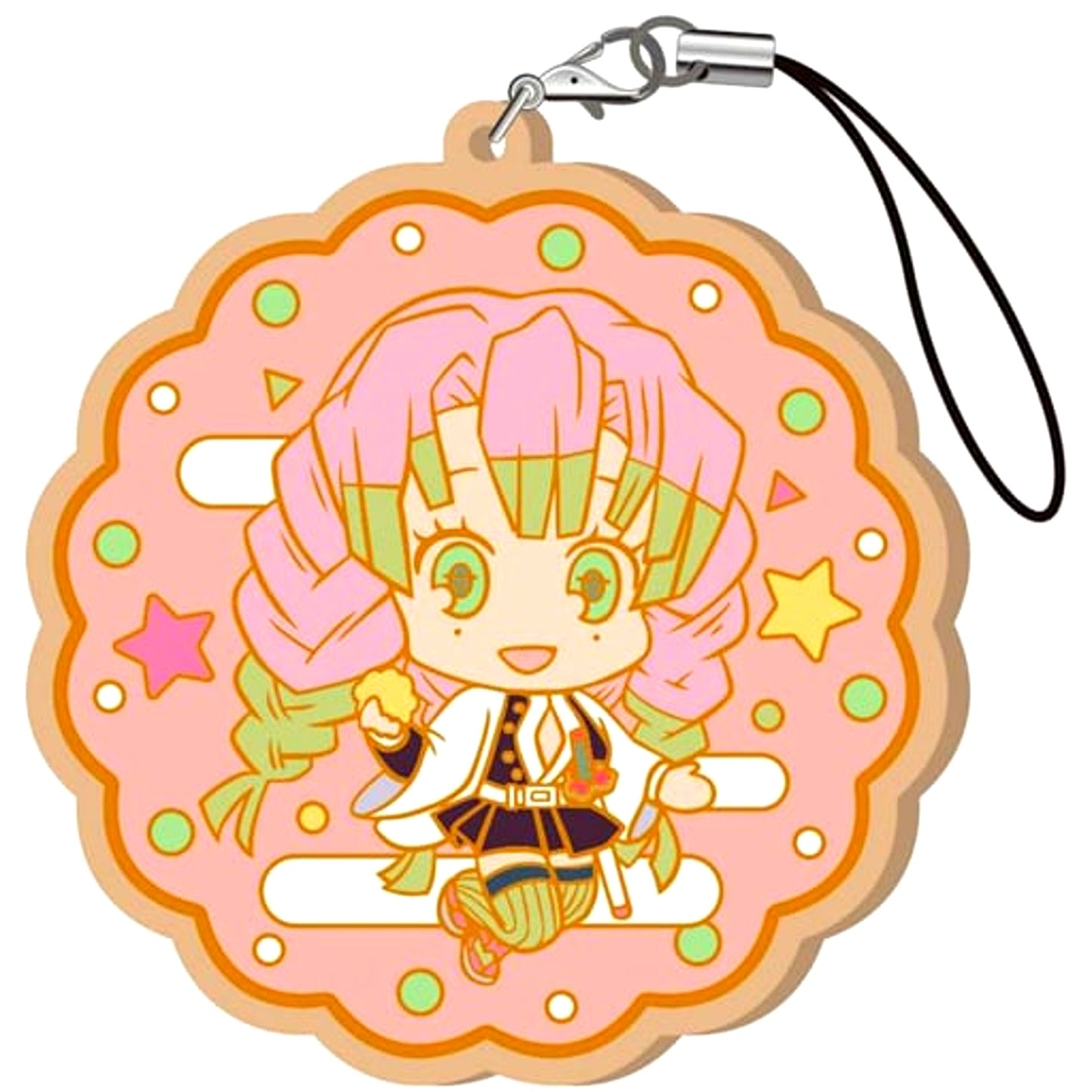 Mitsuri Kanroji Demon Slayer Kimetsu no Yaiba Toji Colle Cookie Rubber Strap Vol 3 B [USED]