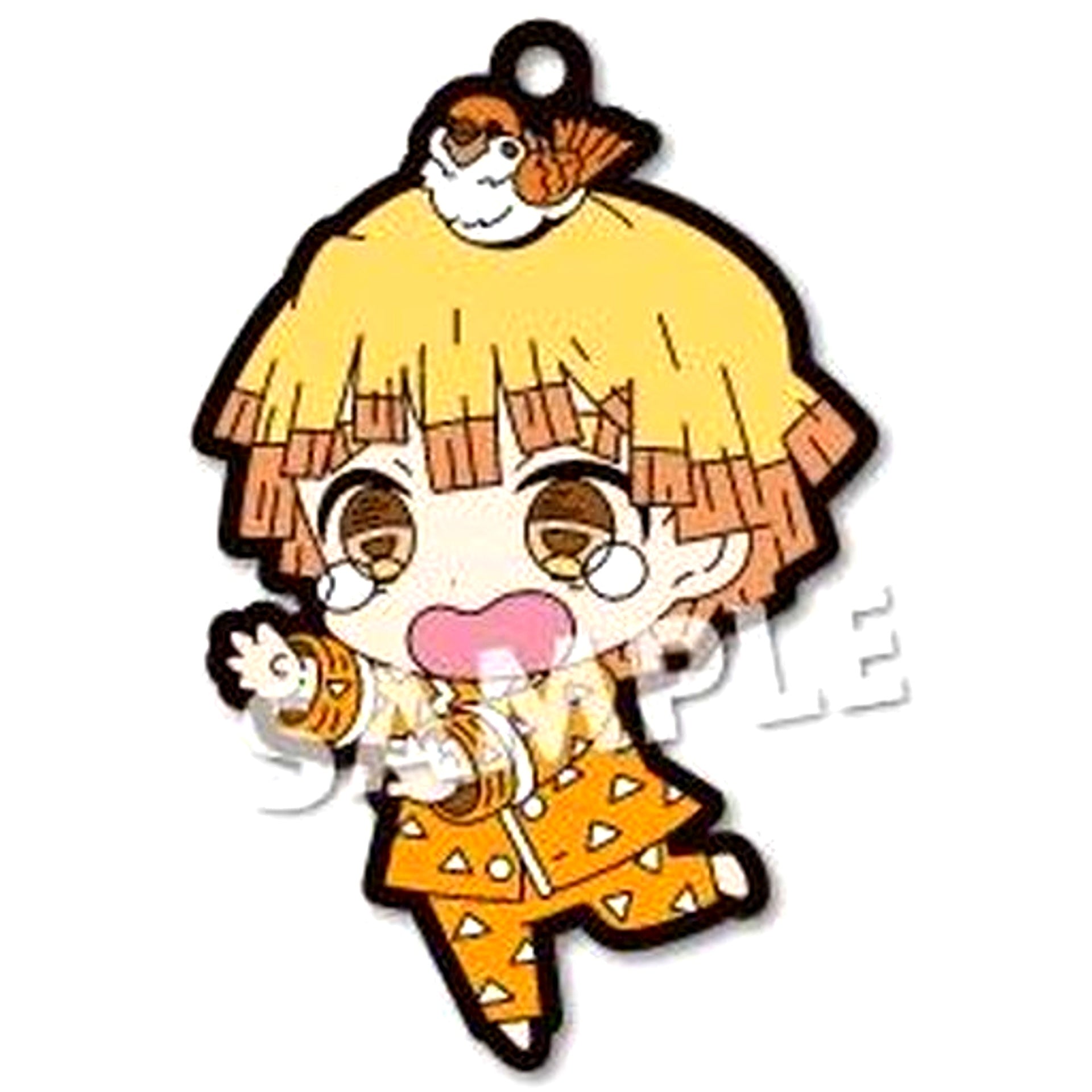 Zenitsu Agatsuma Demon Slayer Eforme Pajachara Rubber Strap Part 1 [USED]