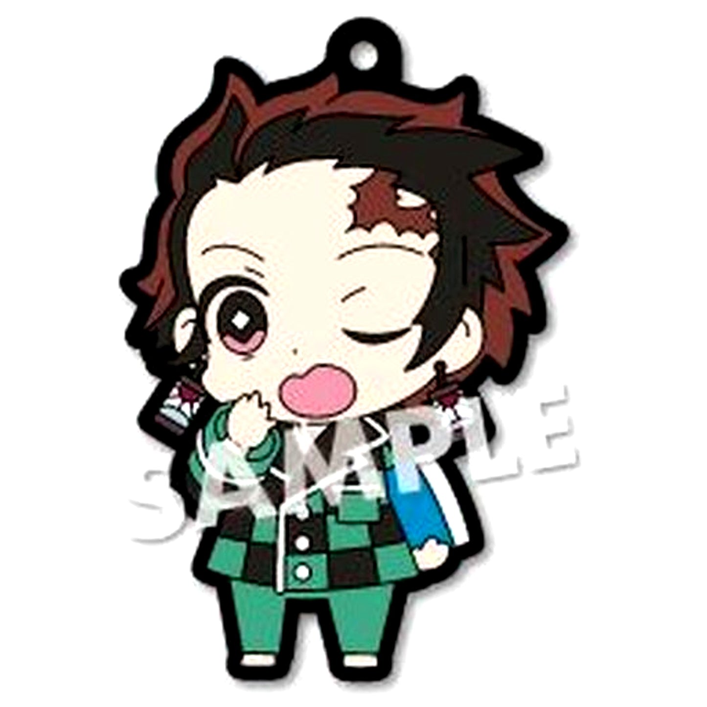 Tanjiro Kamado Demon Slayer Kimetsu no Yaiba Eforme Pajachara Rubber Strap Vol.3 [USED]