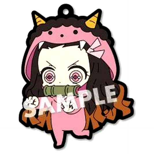 Nezuko Kamado Demon Slayer Eforme Paja Chara Rubber Strap Vol. 3 [USED]