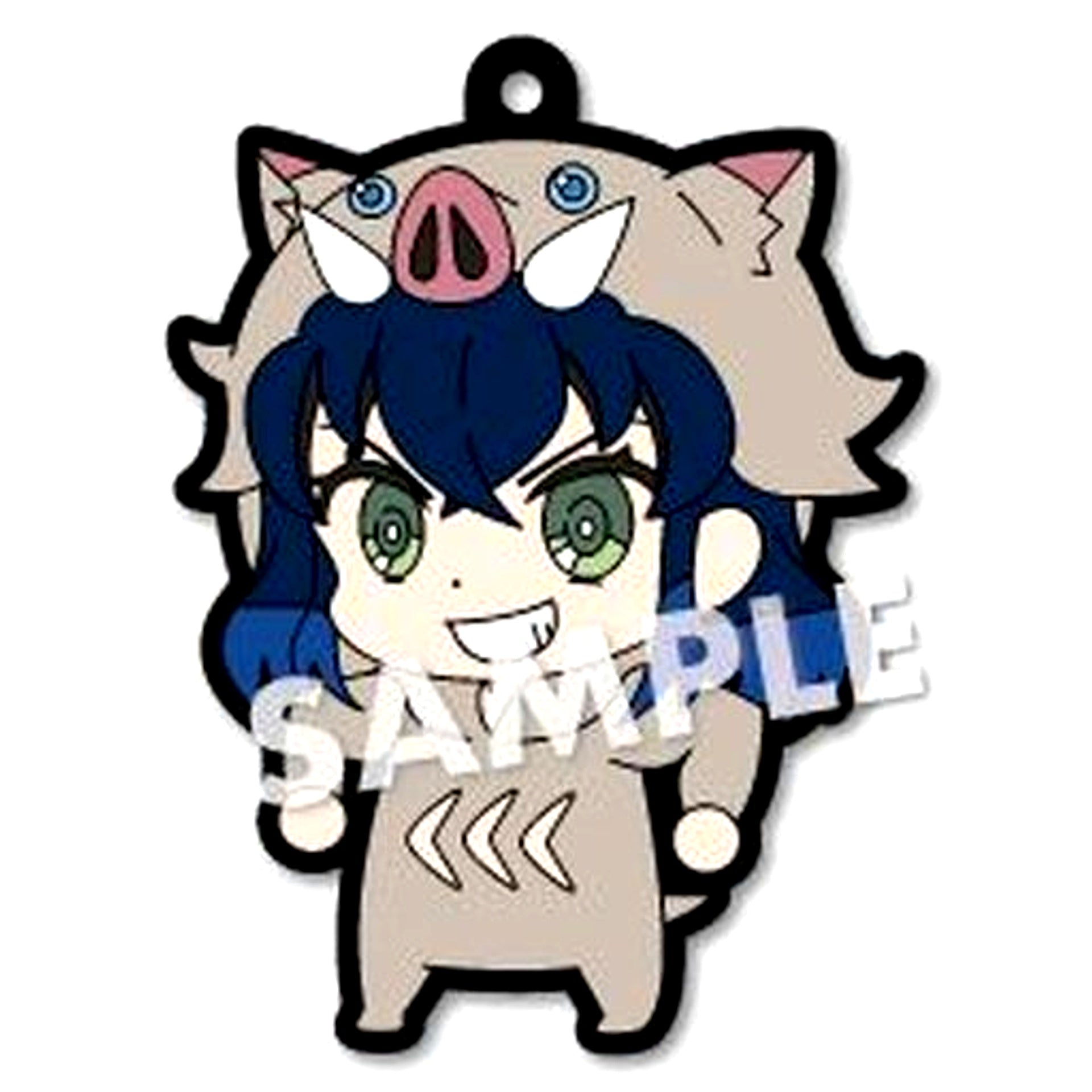 Inosuke Hashibira Demon Slayer Kimetsu no Yaiba Eforme Pajachara Rubber Strap Vol.3 [USED]