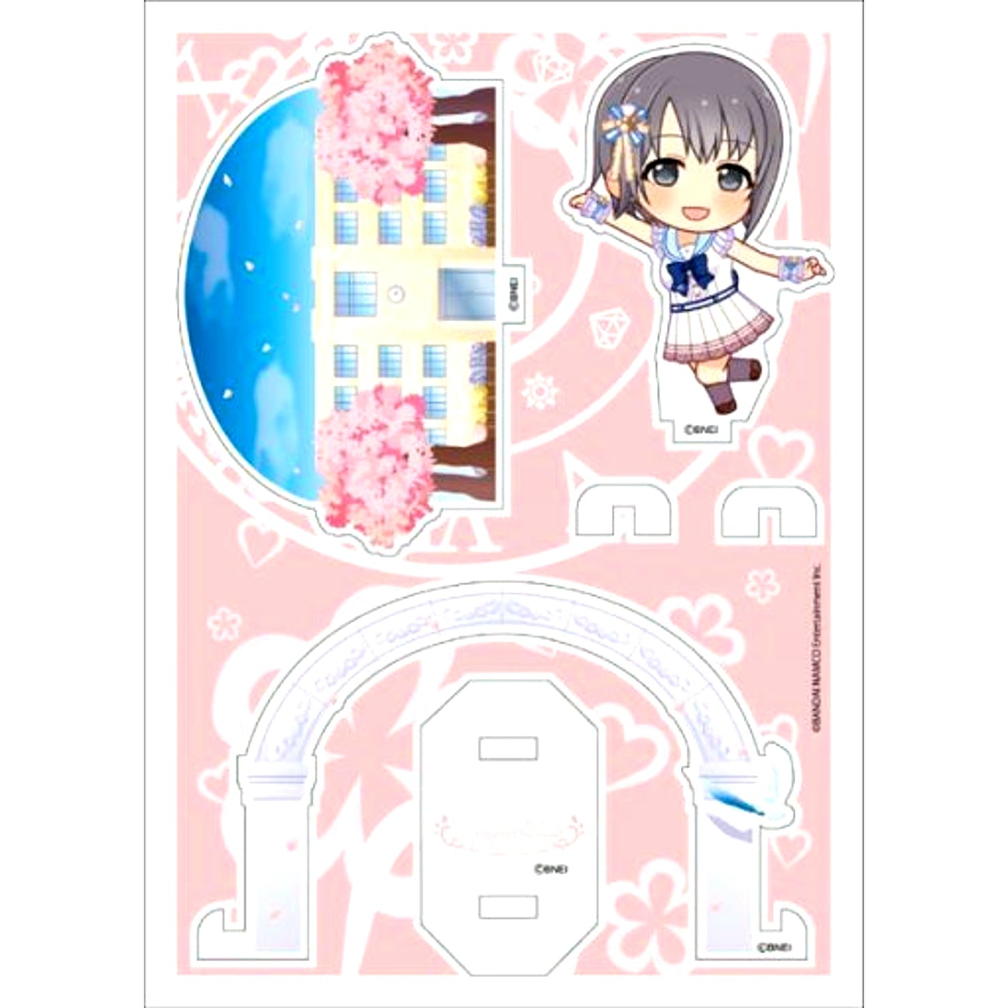 Yuuki Otokura Idolmaster Cinderella Girls Acrylic Character Plate Puchi 14 [USED]