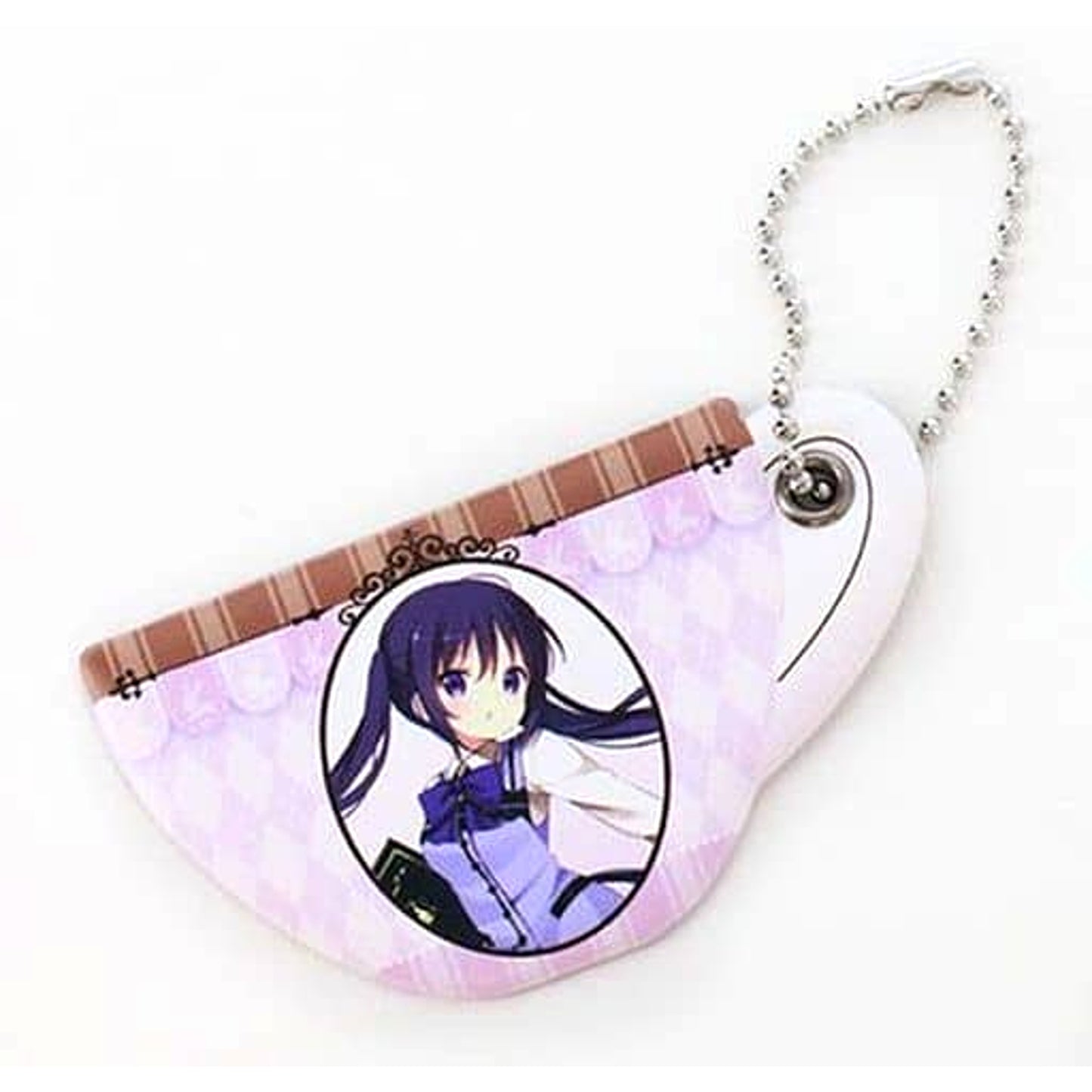 Is the Order a Rabbit?? Rize C Fukafuka Motif Keychain Keychains [USED]