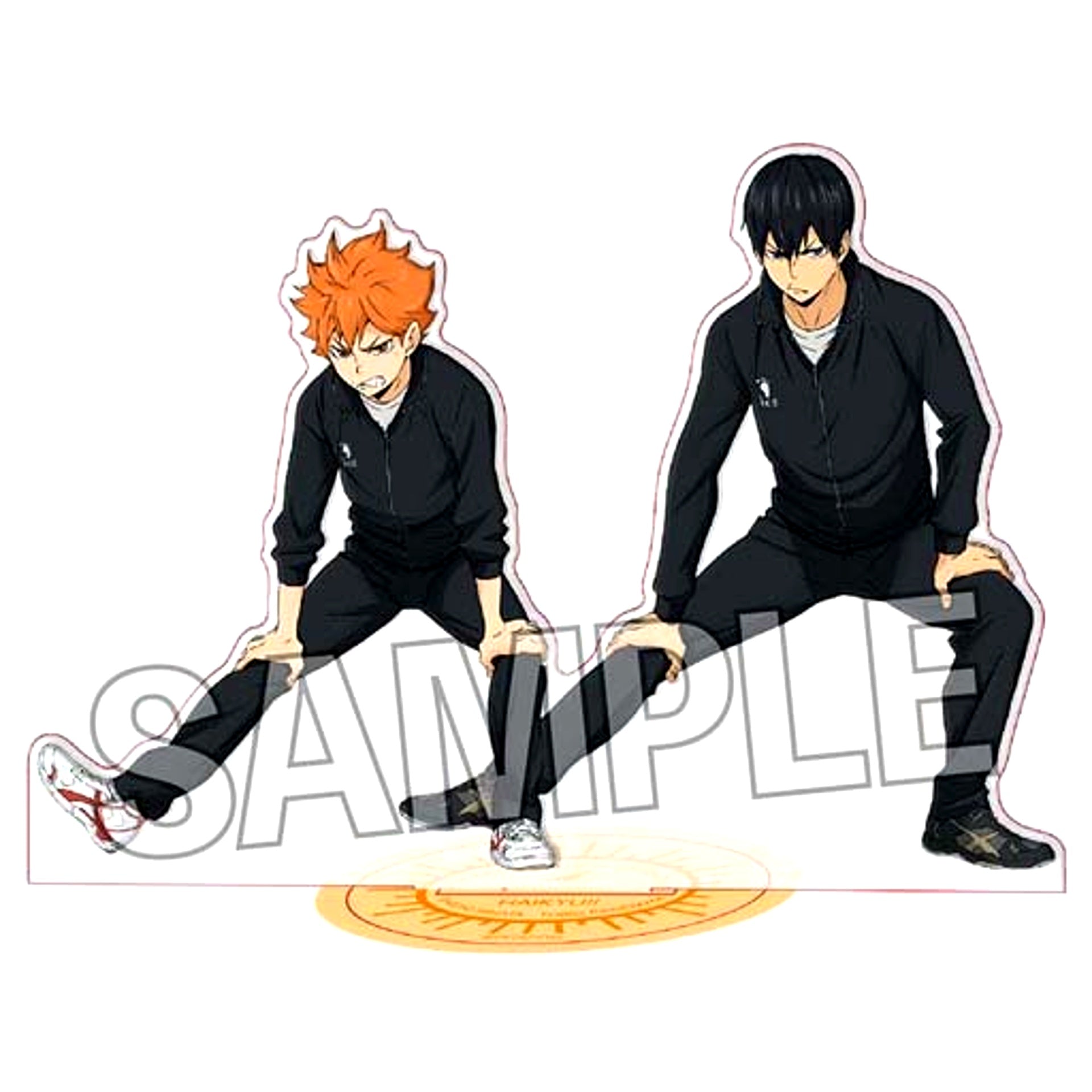 Shoyo Hinata & Tobio Kageyama Acrylic Stand Warming Up Haikyu!! TO THE TOP [USED]