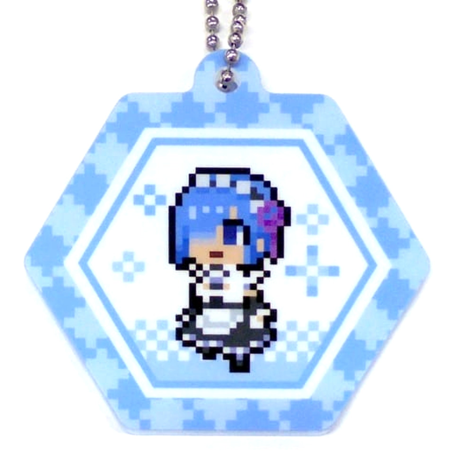Re:ZERO -Starting Life in Another World- Rem Acrylic Keychain Lottery with Winnings 2 Keychains [USED]