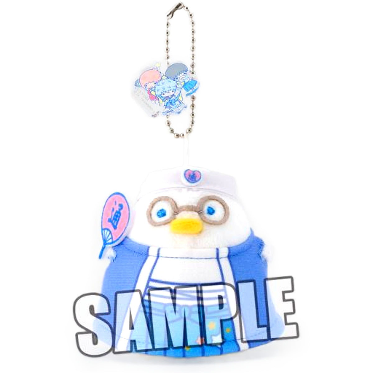 Gintama X Sanrio Characters Shinpachi Shimura Chuncolle Keychains [USED]