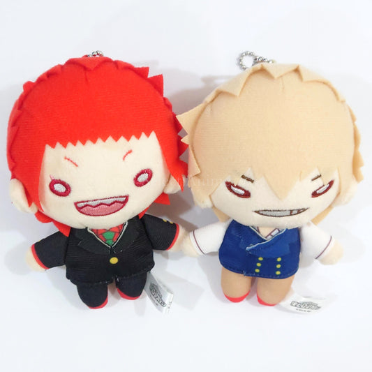 My Hero Academia Katsuki Bakugo Eijirou Kirishima Party Nitotan Plush Toy with Ball Chain Jump Festa 2020 Limited Keychains [USED]