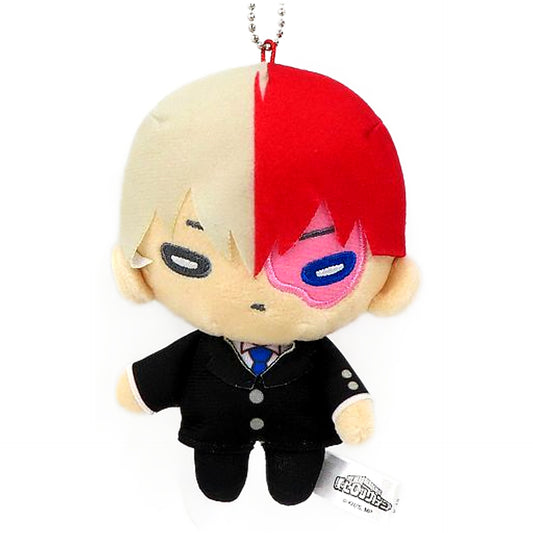My Hero Academia Shoto Todoroki Party Nitotan Plush Toy with Ball Chain Jump Festa 2020 Limited Keychains [USED]