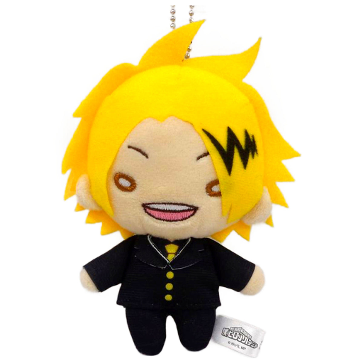 My Hero Academia Denki Kaminari Party Nitotan Plush Toy with Ball Chain Jump Festa 2020 Limited Plush [USED]