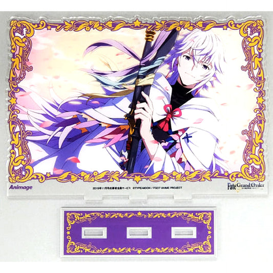 Merlin Caster Fate/Grand Order Absolute Demonic Front Babylonia Animage Nov 2019 All Applicants Service Acrylic Stand [USED]