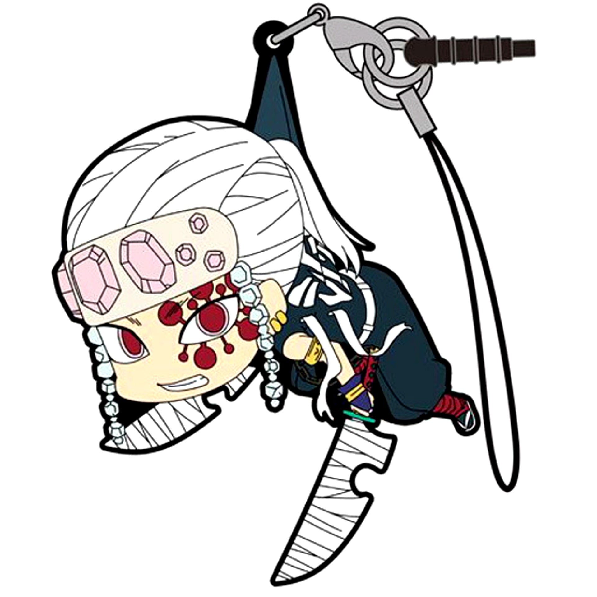 Tengen Uzui Demon Slayer Kimetsu no Yaiba Tsumamare Strap [USED]