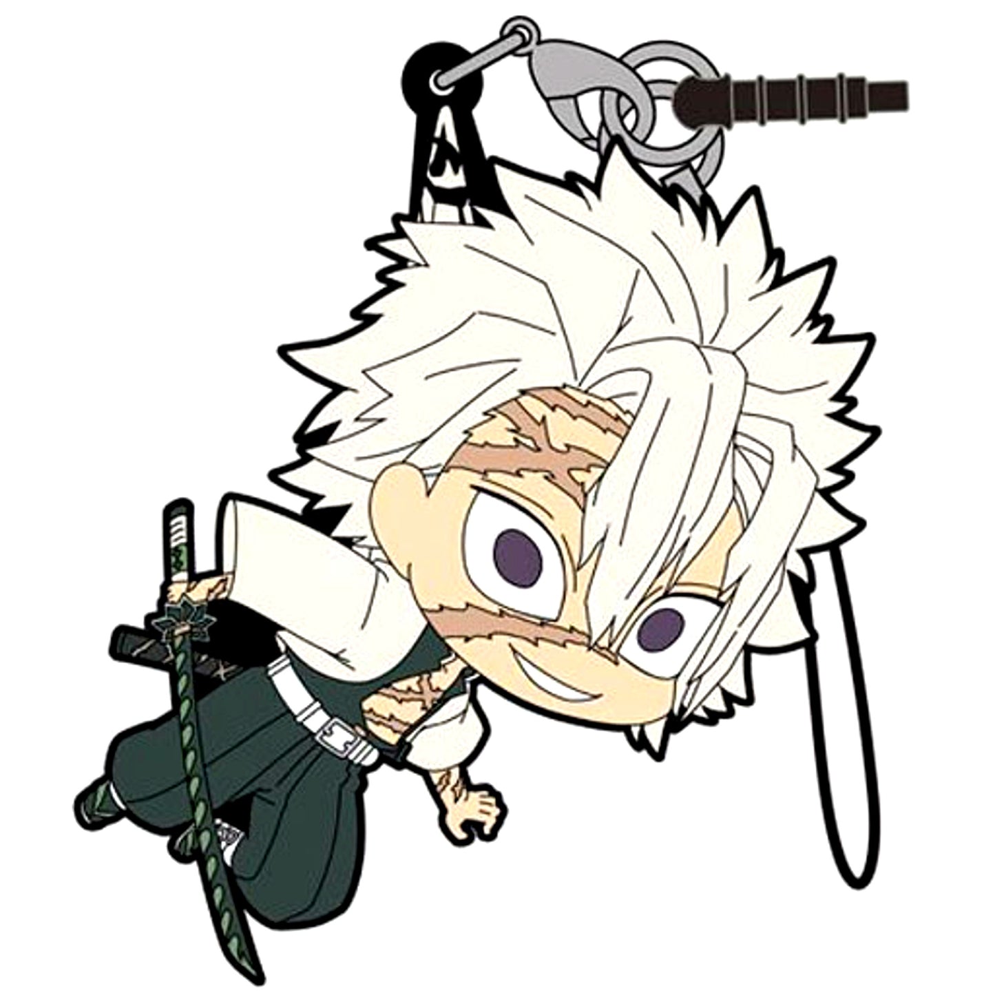 Sanemi Shinazugawa Demon Slayer Kimetsu no Yaiba Tsumamare Strap [USED]