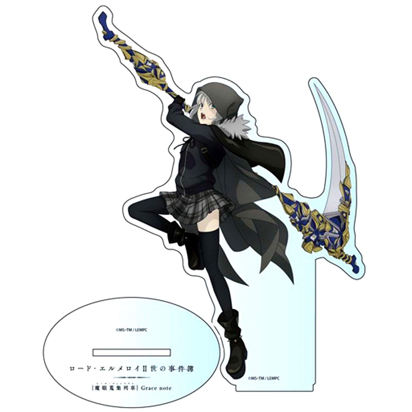 Gray Huge Acrylic Stand Lord El-Melloi II's Case Files Rail Zeppelin Grace note [USED]