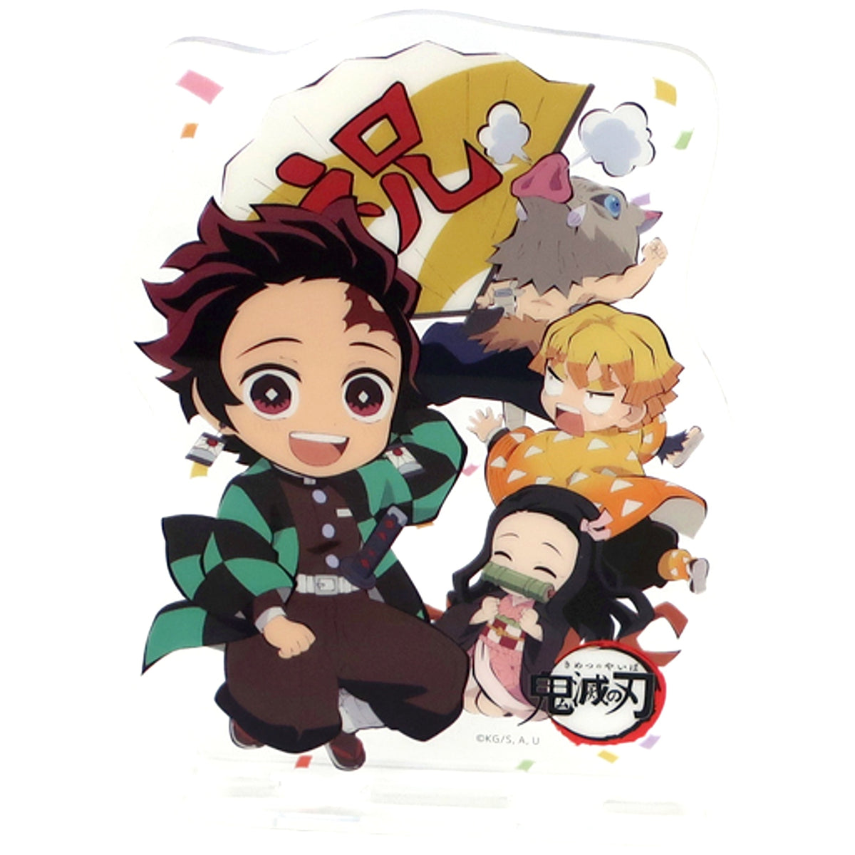 Key Visual Demon Slayer Cafe Acrylic Stand ufotable cafe Tanjiro Birthday Fes [USED]