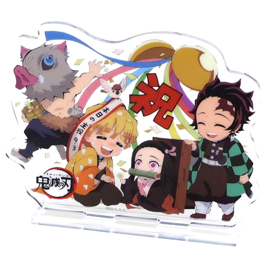 Key Visual Acrylic Stand Demon Slayer Cafe x ufotable cafe Zenitsu Agatsuma Birthday Festival [USED]