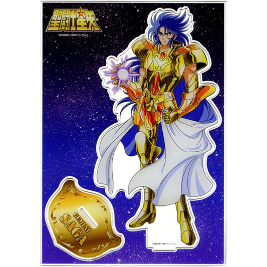 Gemini Saga Saint Seiya BIG Acrylic Stand Jump Festa 2020 Goods [USED]