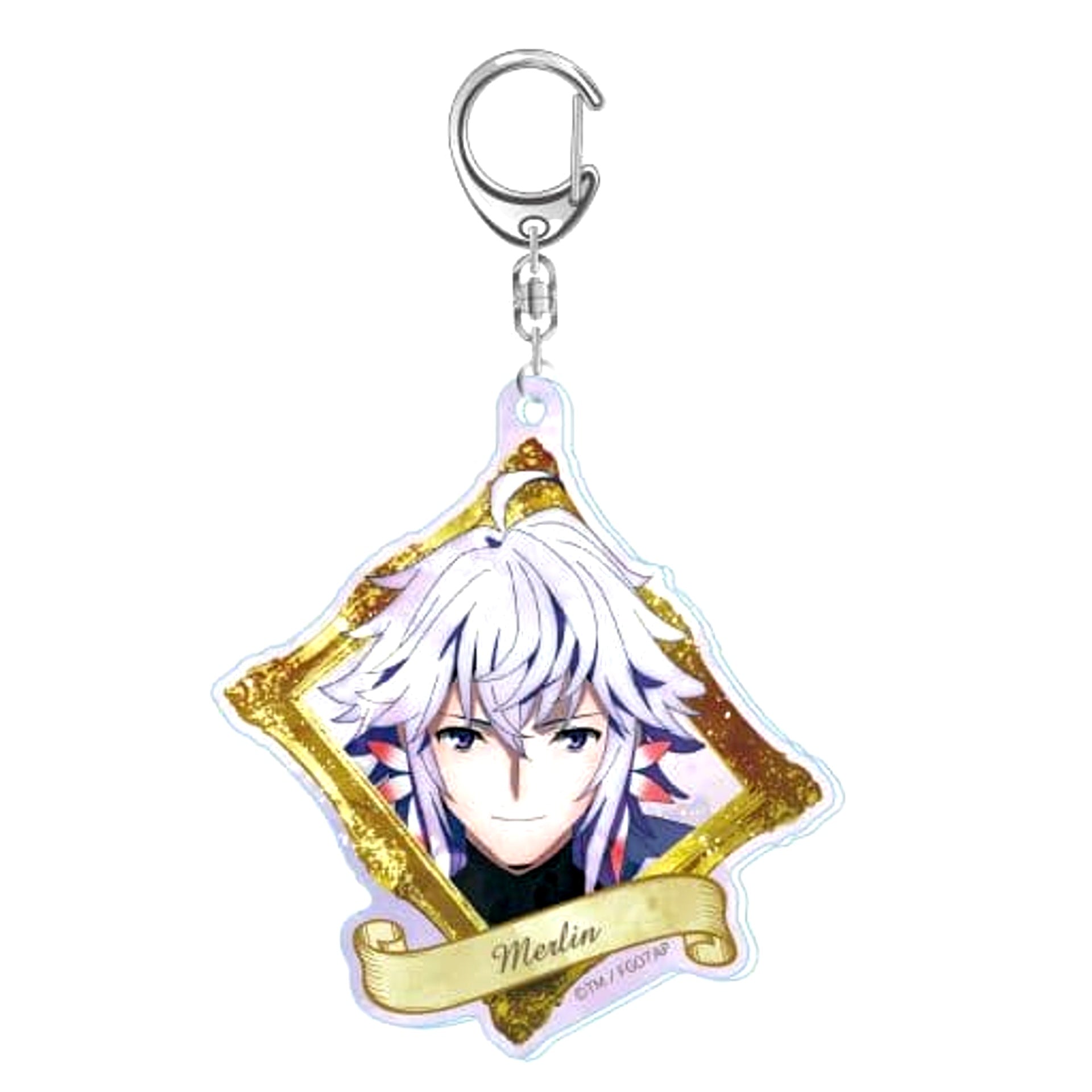 Fate/Grand Order Absolute Demonic Front: Babylonia Merlin Acrylic Keychain Wet Color Series [USED]