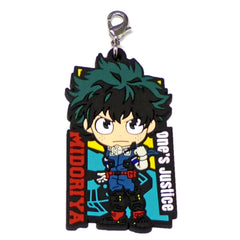My Hero Academia Izuku Midoriya Ichiban Kuji Fighting Heroes Feat. One's Justice VS Rubber Charm Kyunchara Illustrations Prize E Charm [USED]