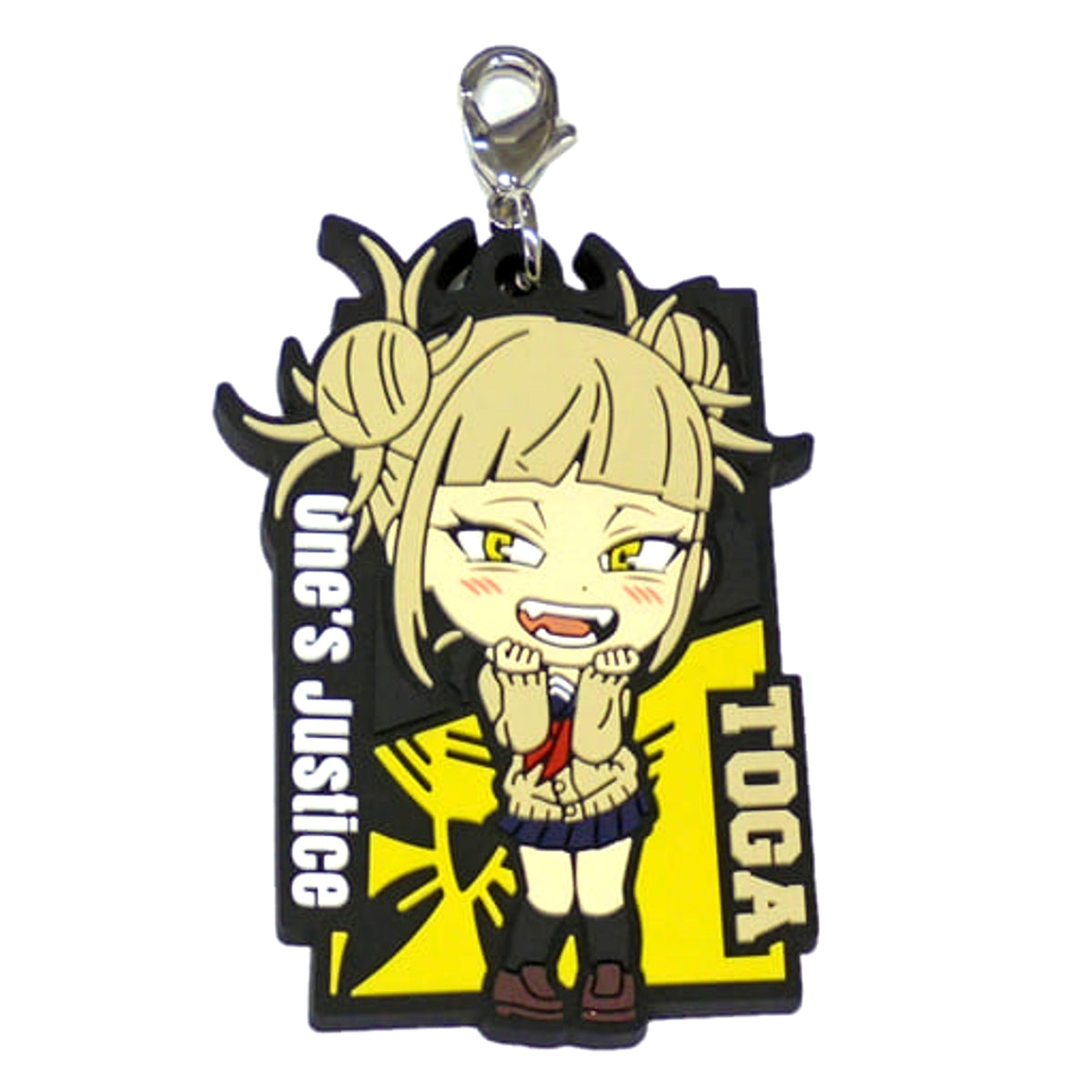 My Hero Academia Toga Himiko Ichiban Kuji Fighting Heroes Feat. One's Justice VS Rubber Charm Kyunchara Illustrations Prize E Charm [USED]