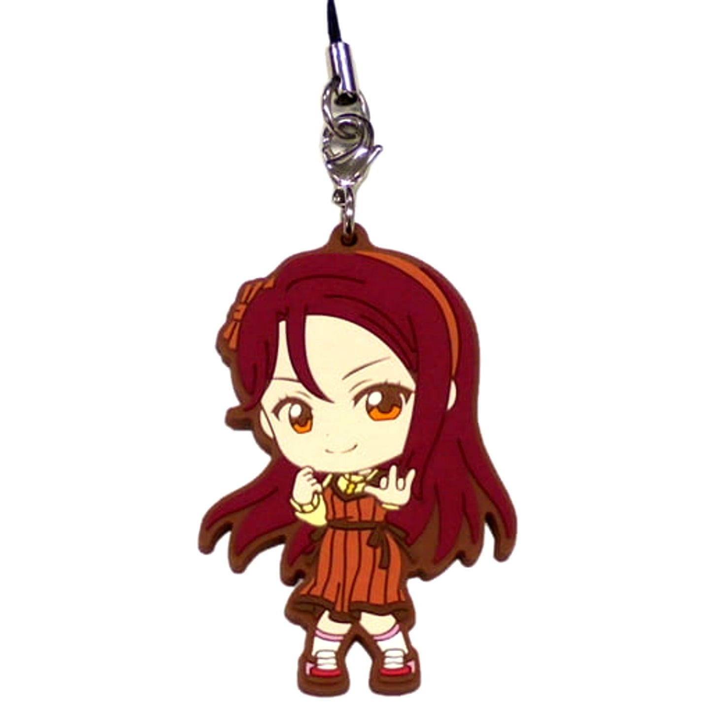 Love Live! Sunshine!! Riko Sakurauchi Movie Casual Outfit Ver. Ichiban Kuji Aqours Haregi Collection Rubber Charm Kyunchara Illustrations Prize N [USED]