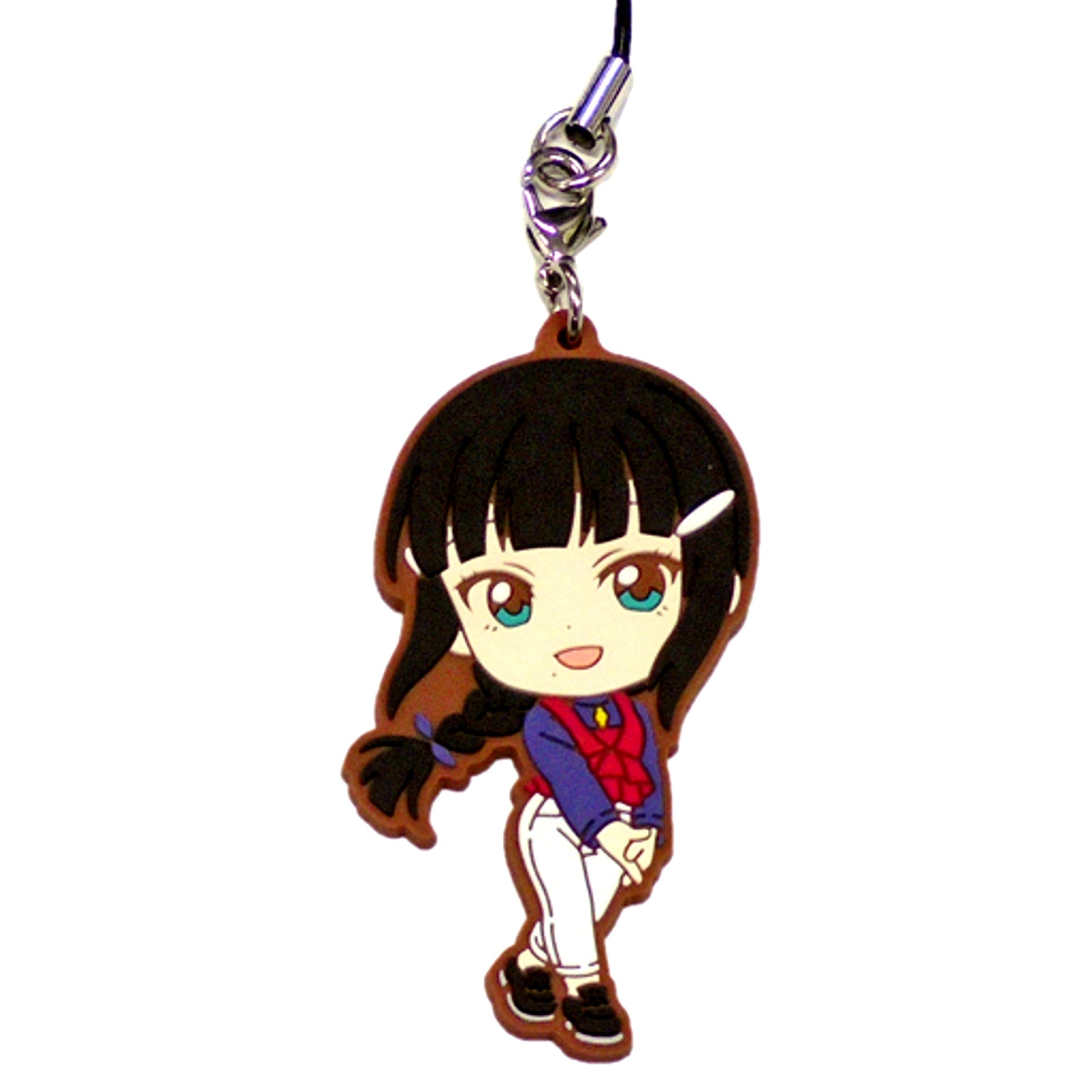 Dia Kurosawa Movie Casual Clothes Ver. Rubber Strap Kyun Chara Illustrations Ichiban Kuji Love Live! Sunshine!! Aqours Haregi Collection Prize N [USED]