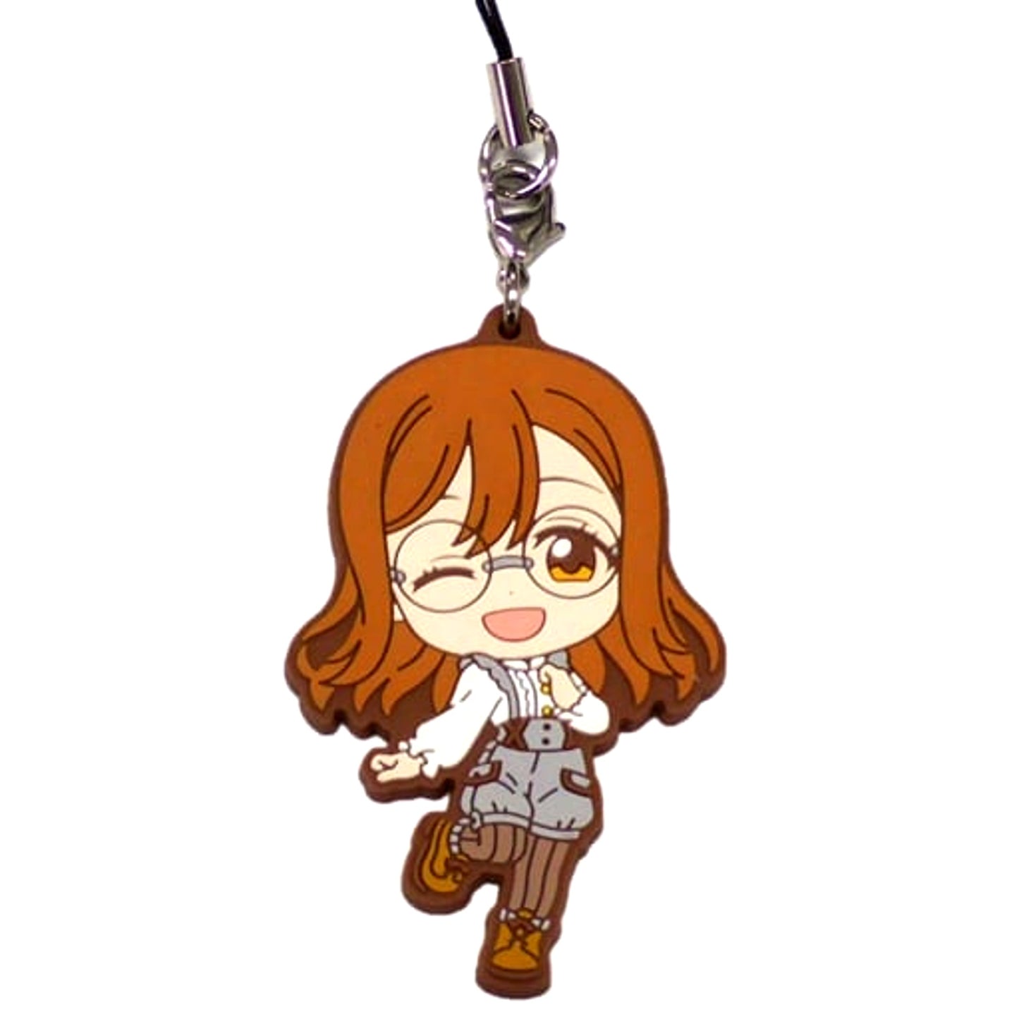 Love Live! Sunshine!! Hanamaru Kunikida Movie Casual Outfit Ver. Ichiban Kuji Aqours Haregi Collection Rubber Charm Kyunchara Illustrations Prize N [USED]