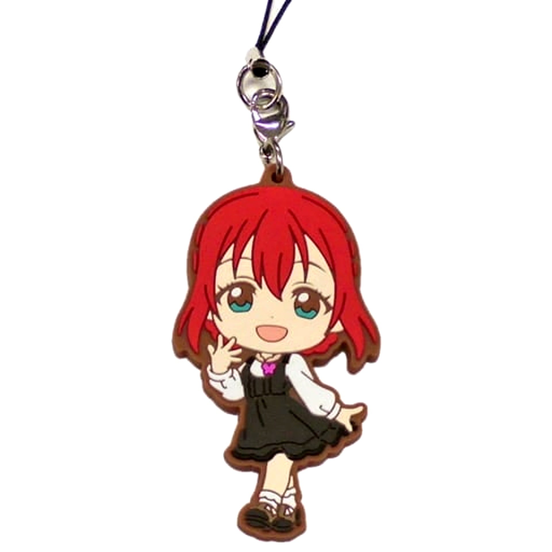 Love Live! Sunshine!! Ruby Kurosawa Movie Casual Outfit Ver. Ichiban Kuji Aqours Haregi Collection Rubber Charm Kyunchara Illustrations Prize N [USED]