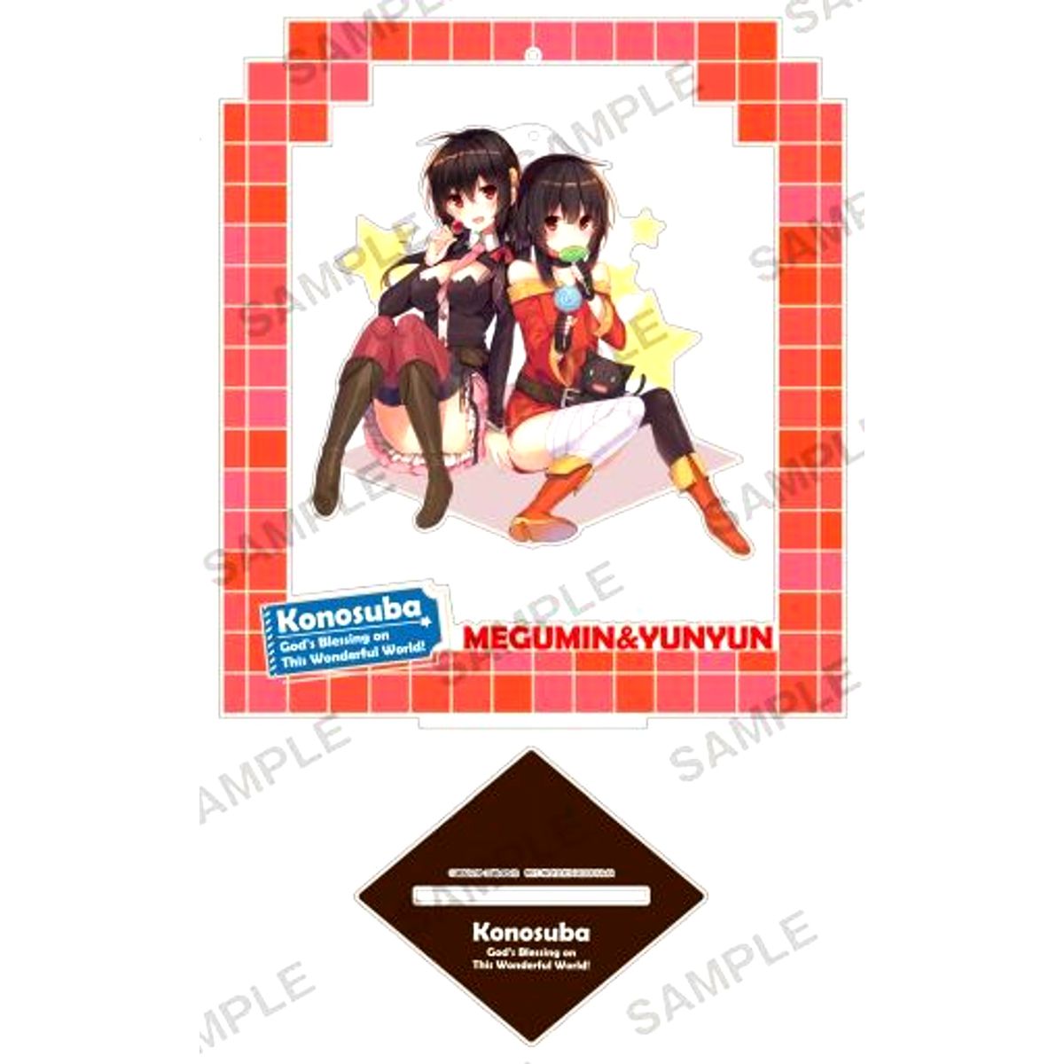 Megumin, Yunyun Explosion Fair Acrylic Stand KonoSuba: God's Blessing on This Wonderful World! [USED]