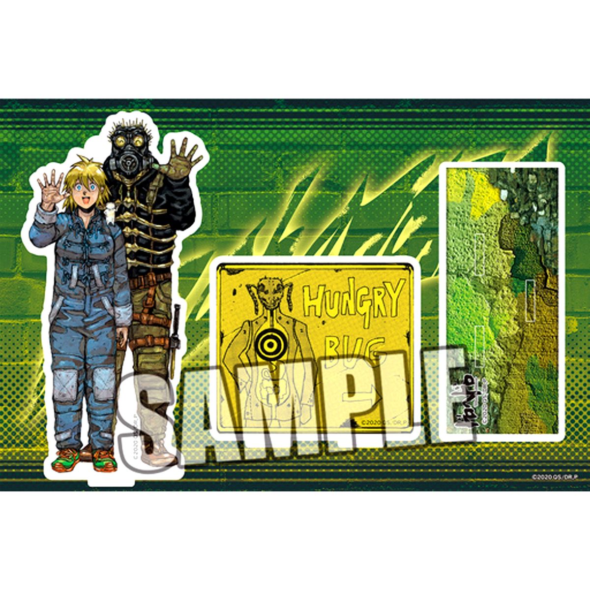 Kaiman & Nikaido Acrylic Stand Set Dorohedoro [USED]
