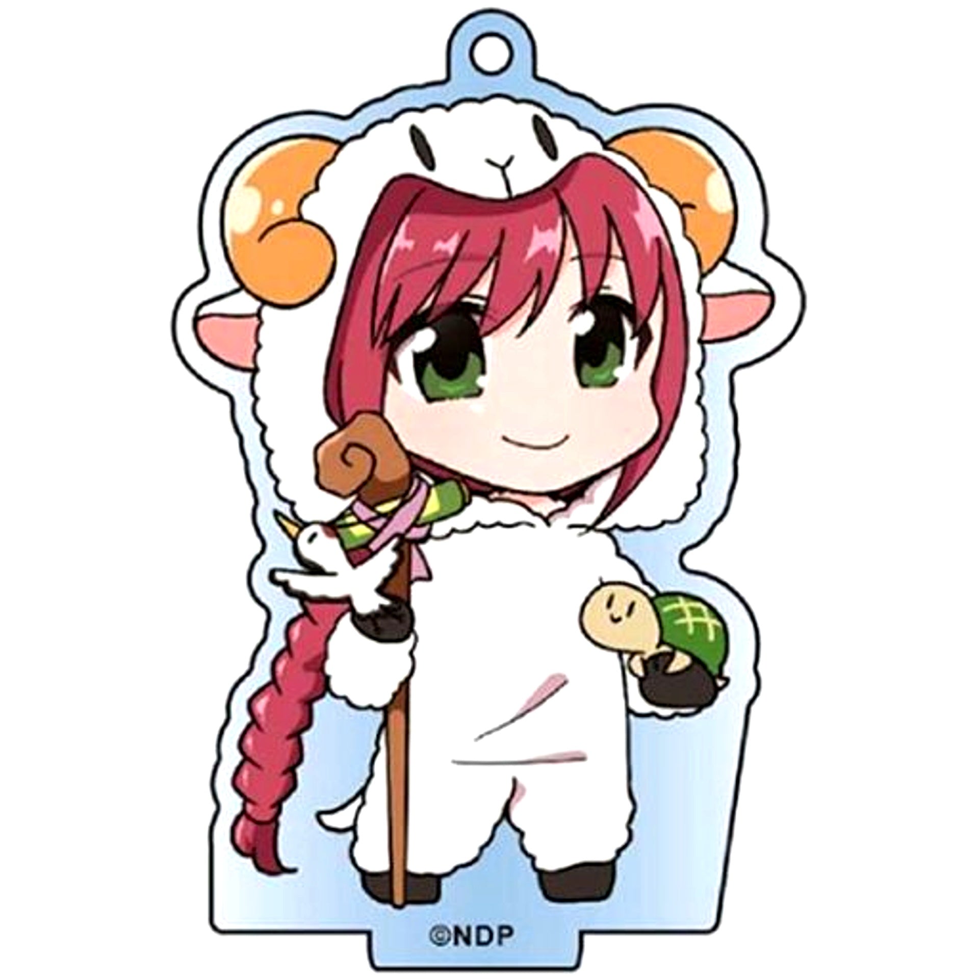 Amitie Florian Animaru-kko Acrylic Keychain Seven Lucky Gods Magical Girl Lyrical Nanoha Detonation [USED]